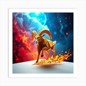 Ram Zodiac 6 Art Print