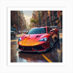 Lamborghini 243 Art Print