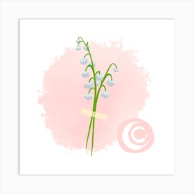 Lily Of The Valley (Water Flower) Art Print