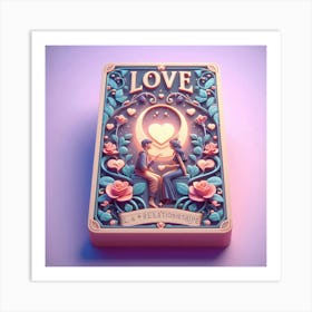 Love Tarot Card Art Print