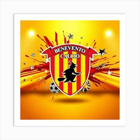 Benevento Calcio Logo Wall Art 12 Art Print