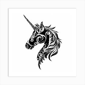 Unicorn Head 2 Art Print