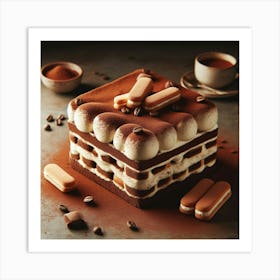 Chocolate Cake 2 Art Print