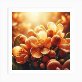 Orange Blossoms Art Print