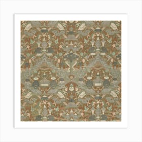 Textile Design 100 2 Art Print