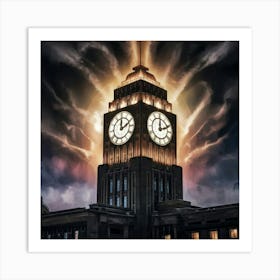 Clock Tower 6 Art Print