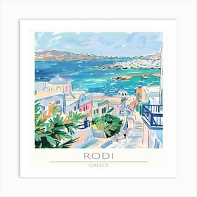 Rodi Greece Art Print