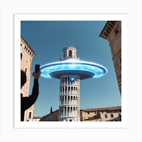 Leaning Tower Of Pisa Art Print