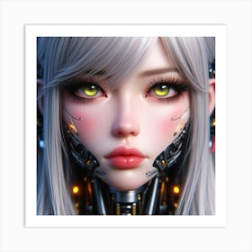 Robot Girl 9 Art Print