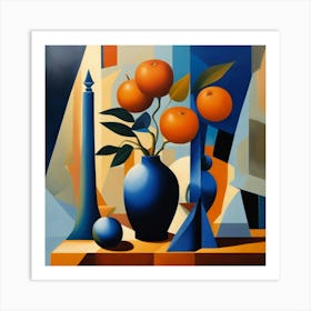 A Still Life Composition - Cubism 03 Art Print