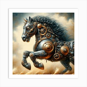 Steampunk Horse Art Print