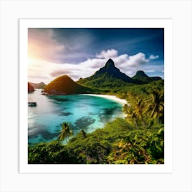 Travel Relaxation Adventure Beach Exploration Leisure Tropical Getaway Scenic Sightseeing (2) Art Print