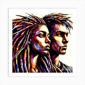 Relationships Mastered - Together Rising Art Print