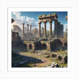 Ancient Ruins Art Print