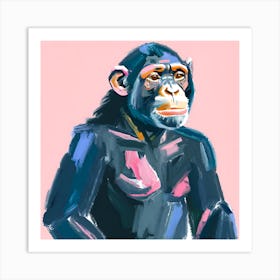 Chimpanzee 04 Art Print