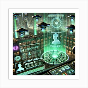 Surveillance Systems Population Monitoring Art Print