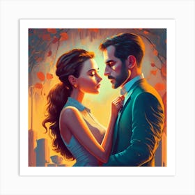 The perfect couple Art Print