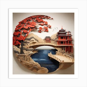 Chinese Paper Art Art Print