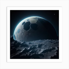 The Moon Art Print