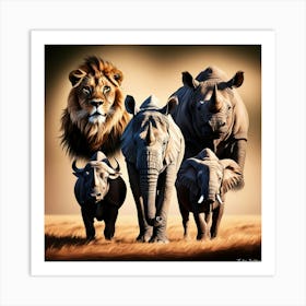 Just Beautiful Wild Life Africa Art Print