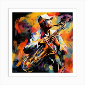 Jazz Musician 86 Art Print