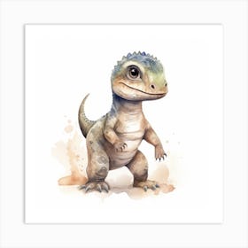 Baby Dinosaur Art Print