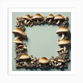 Mushroom Frame 3 Art Print