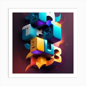 Professional Logo For The Puzzle Channel 1 Art Print