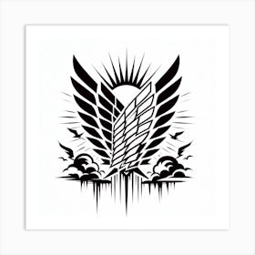 Eagle Tattoo Art Print