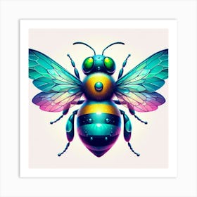 Bee Illustration 2 Art Print