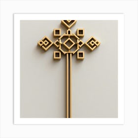 Cross 3d Art Print