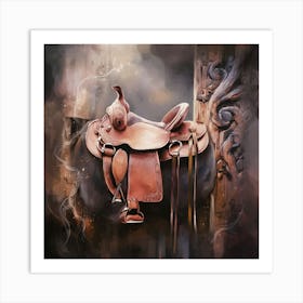 Saddle Canvas Print Art Print