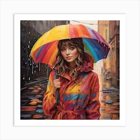 Rainbow Girl Art Print