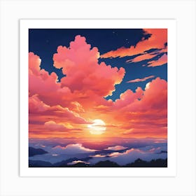 Sunset Art Print