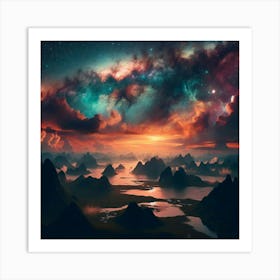 Nebula 128 Art Print