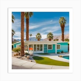 Palm Springs House 1 Art Print