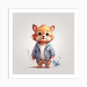 Cute Fox 1 Art Print