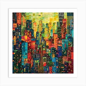 Cityscape 45 Art Print