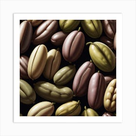 Coffee Beans 360 Art Print