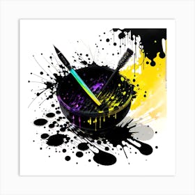 Splatter Brush 1 Art Print