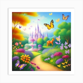 Fairytale Castle Art Print