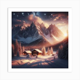 Winter Landscape Art Print