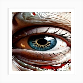 Zombie Eye Art Print