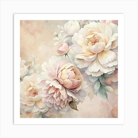 Peonies 32 Art Print