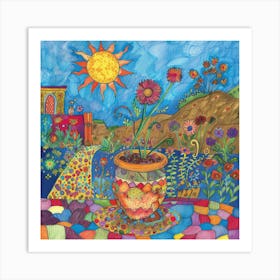 Garden In The Sun 2 Art Print