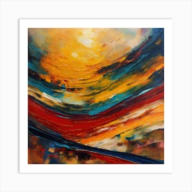 Abstract Painting 11 Art Print