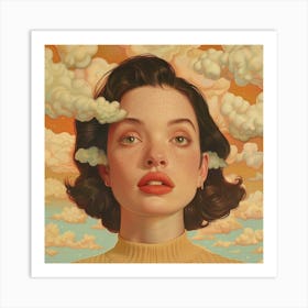 'Clouds' 1 Art Print