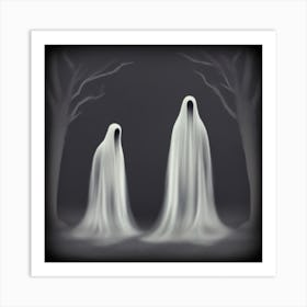 Ghosts In The Woods Art Print