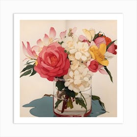 Flowers In A Vase 1 Art Print