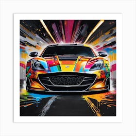 Gt3 car 1 Art Print